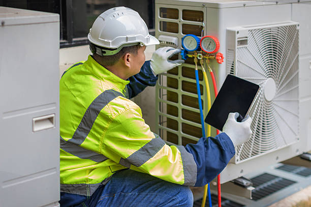Professional Ductwork Repair technician working in Greenford, OH